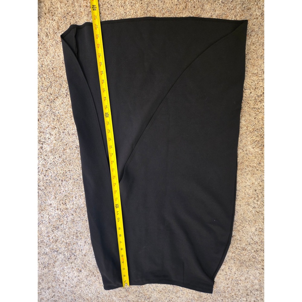 Abercrombie & Fitch Black Wide Slit Pencil Midi Skirt Large - Picture 8 of 10